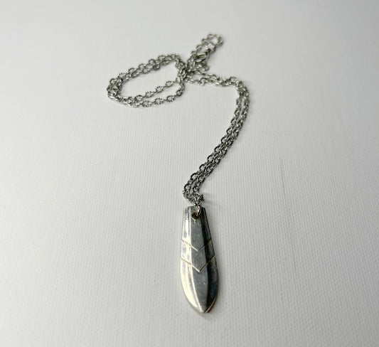 Silver Blade Necklace